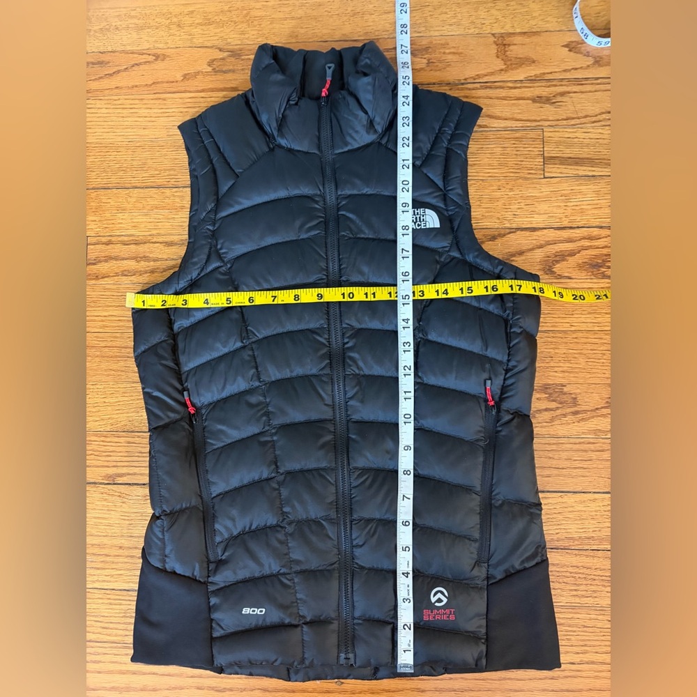 The North Face Women's Summit Series 800 Black Insulated Vest - Picture 12 of 12